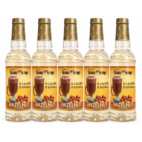 Jordan's Skinny Syrups Other - Jordan's Skinny Syrups Hazelnut 25.4 oz Sugar Free Zero Calorie – Lot of 5 NEW